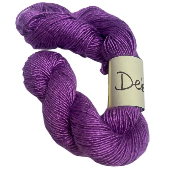 8 Skeins Debbie Bliss Assorted Yarns | Cashmere Cotton Wool | Pink Purple Blue - Picture 11 of 11